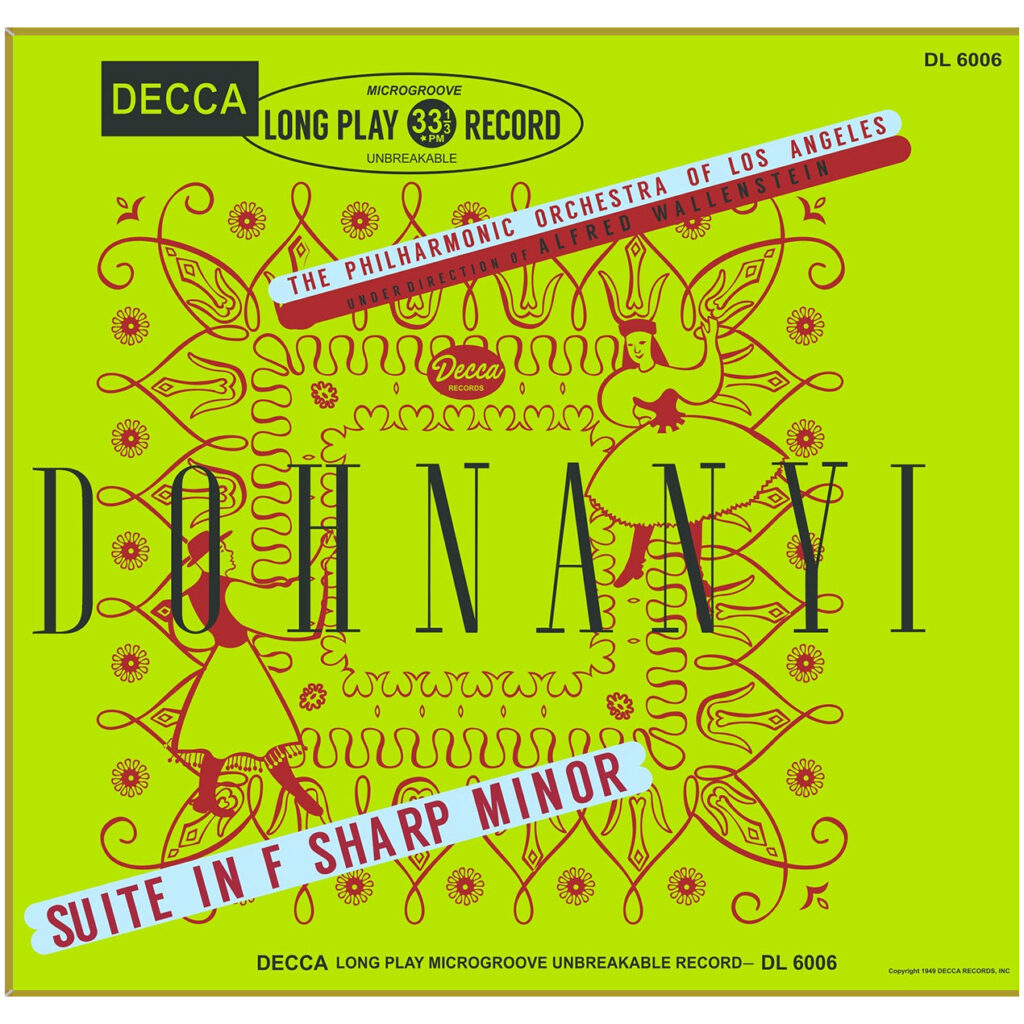 Wallenstein: Dohnanyi Suite in F-sharp minor - Decca DL 6006