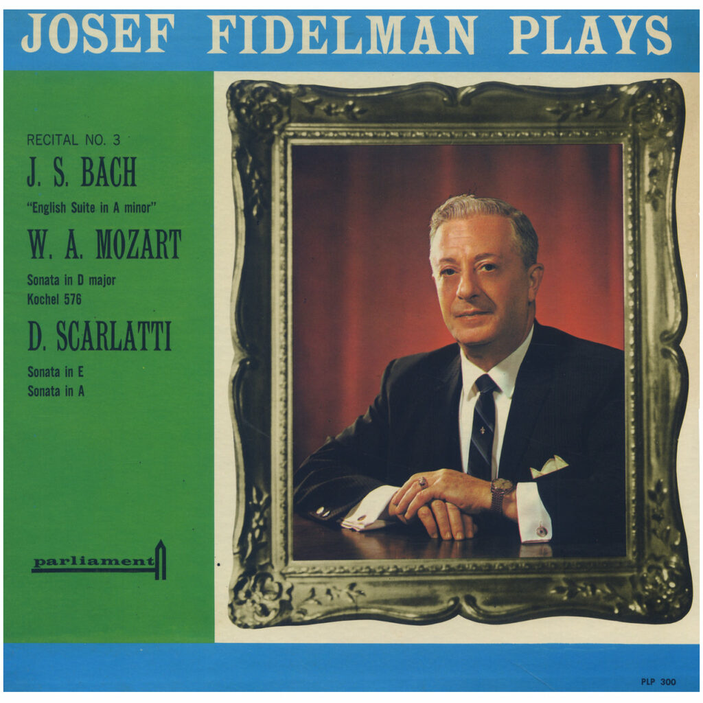 Fidelman: Scarlatti Sonata in A K. 113 / L. 345 - Parliament PLP 300