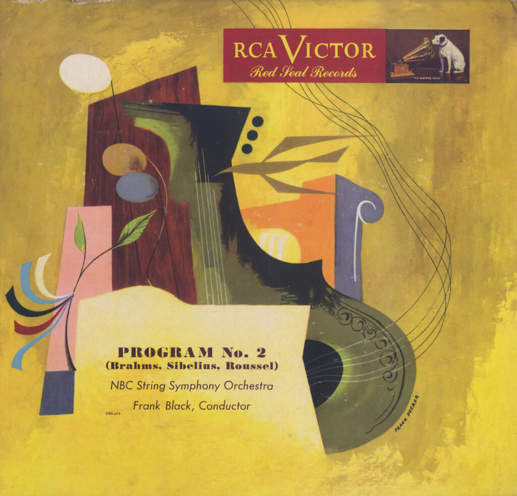 Black/NBC SO: Roussel Sinfonietta Op. 52 - RCA Victor DM-455